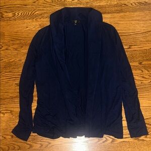 J Crew 365 Navy Blue Open Front Cardigan